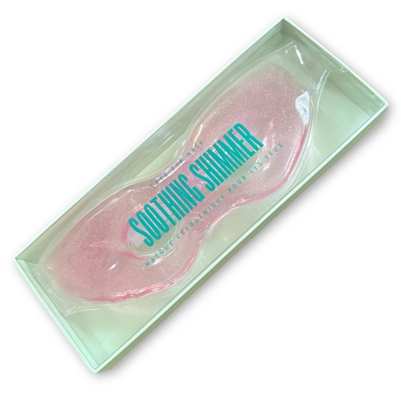 Anthropologie Soothing Shimmer Gel Eye Mask Pink NWT - Picture 3 of 4